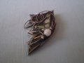 арт сребърна брошка, снимка 3
