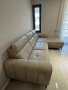 Кожен ъглов диван с лежанка и релакс механизъм 265 на 165, снимка 3