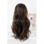 Дълга чуплива тъмнокестенява перука на кичури Парис, снимка 2