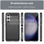 Samsung Galaxy S25 Противоударен Силиконов Гръб Карбон, снимка 9