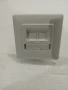 Интернет розетка + 2 гнезда Cat6A, снимка 1