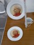 Порцеланови чинии и чаши с лика на Папа Йоан Павел втори , снимка 1