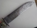Стар голям български нож 28 см. кама  , снимка 4