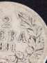 Сребърна монета 2 лева 1891г. Княжество България Княз Фердинанд първи 26208, снимка 2