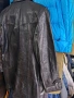 Черно кожено дамско манто, снимка 6