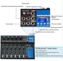 Професионален 7-канален студиен миксер Depusheng HT7 Bluetooth с USB DJ MP3 жак , снимка 6