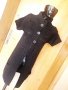 Нова Дълга черна жилетка плетиво с къс ръкав С, снимка 1