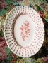 Очарователен , винтидж порцеланов поднос, снимка 1