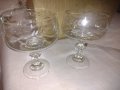 Кристални  чаши за вино / шампанско гравирани , снимка 1 - Антикварни и старинни предмети - 39096362