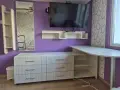 Продава се бюро с 6 чекмеджета и рафтове, снимка 4
