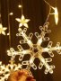 Коледни Лампички тип Завеса , Звезди , Снежинки , Елени , , снимка 2