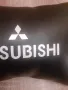 ТОП Цена за 2 броя кожени възглавнички с лого и надпис Мицубиши Mitsubishi, снимка 3