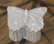 Пеперуда кутия 2 части силиконов молд форма гипс бижу декор украса сувенир, снимка 2