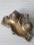 24см-1кг Art Nouveau/стара френска бронзова мастилница-двойна, снимка 1