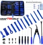 Инструменти за Демонтаж на Тапицерия – KraftWorld 200 части – с Щипки и Клещи, снимка 3