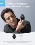 Anker Ultra Compact 3-in-1 Qi2 Wireless Charger - безжично зарядно за телефон и Apple Watch,USB-C, снимка 4