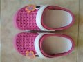 Розово бели  детски чехли джапанки тип Crocs, снимка 4