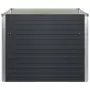 vidaXL Повдигната леха, антрацит, 100x100x77 см, поцинкована стомана, снимка 6