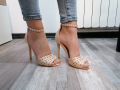 Дамски сандали , снимка 1 - Дамски обувки на ток - 35622001