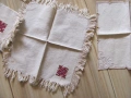 Ръчно изработени салфетки ,лен , бродерия,шопски мотиви, снимка 7