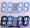 Настолен 3D LED Часовник – час, дата, температура - USB, светещ, снимка 3