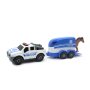 Полицейски автомобил с ремарке за разглобяване, снимка 1 - Коли, камиони, мотори, писти - 41888194