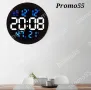 Електронен Часовник Настолен Стенен с Дистанционно и Мемория, снимка 9