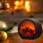 LED декоративна мини камина с имитация на пламък, снимка 5