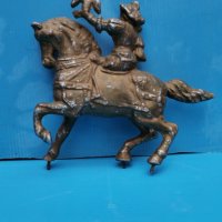 Стара статуетка - алуминиева , снимка 2 - Антикварни и старинни предмети - 34298566