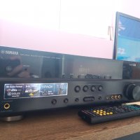 600Watts Yamaha HTR-3064 мощен ресивър с дистанционно+SUB OUT, снимка 3 - Ресийвъри, усилватели, смесителни пултове - 35803885