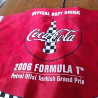 Старо флагче флаг Кока Кола,Coka Cola F1 Turkish GP 2006, снимка 2 - Други ценни предмети - 41894889