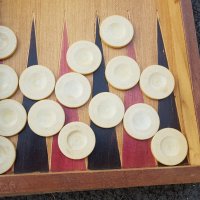 Дървена шах табла, снимка 3 - Антикварни и старинни предмети - 42181993