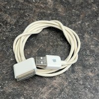 Оригинален кабел за iPhone 3, 4, 4S, iPad , снимка 1 - USB кабели - 41598323