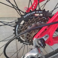 Продавам колела внос от Германия оригинален юношески велосипед FORCE FORCYS 24 цола SHIMANO DEORE XT, снимка 5 - Велосипеди - 33855676