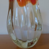 Стъклена ваза Мурано, снимка 8 - Вази - 42093573
