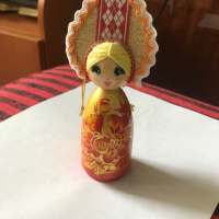 Руска кукла с кокошник, снимка 2 - Други - 36339268