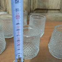Стъклени чаши чашки, снимка 4 - Антикварни и старинни предмети - 36369432