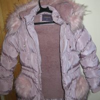 Зимно яке за момиче на Kinderland за 7-8 годишна възраст, снимка 3 - Детски якета и елеци - 40938993