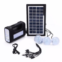 Соларна система Automat, GDlite 10, 3 крушки, Радио, MP3 плейър, снимка 4 - Къмпинг осветление - 36263221