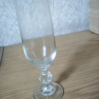 Стъклени чаши за шампанско 6 бр, снимка 2 - Чаши - 40415422