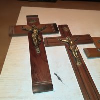 кръстове с христос от франция 1312221553, снимка 8 - Антикварни и старинни предмети - 38997651