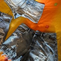 ZARA дънкови къси гащи по 18лв , снимка 2 - Къси панталони и бермуди - 41363001