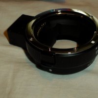 Адаптор (преходник) за обектив CANON EF към Sony E mount NEX ii, снимка 2 - Чанти, стативи, аксесоари - 41650202