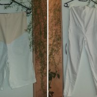 Бели къси панталони за бременни LCWAIKIKI & H&M / панталон за бременни, снимка 1 - Дрехи за бременни - 41666813