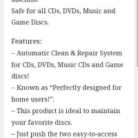 DVD-cleaner CDP-R2, снимка 7 - Ремонт на друга електроника - 41763666