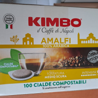 Кафе дози Kimbo Amalfi 100% Arabica 100 бр. - 40.00лв., снимка 1 - Домашни напитки - 44596245