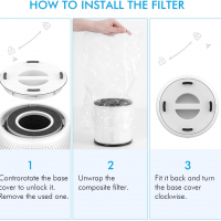 Пречиствател на въздух до 20 m², H13 True HEPA Filter, премахва 99,97% + подарък 2- ри филтър, снимка 4 - Други - 36227864