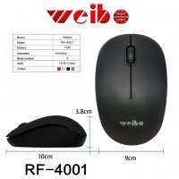 Безжична оптична мишка Weibo RF-4001, снимка 4 - Клавиатури и мишки - 39301071