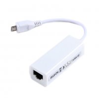 Micro USB към LAN Adapter за таблети,мобилни устройства, снимка 1 - USB кабели - 39531178