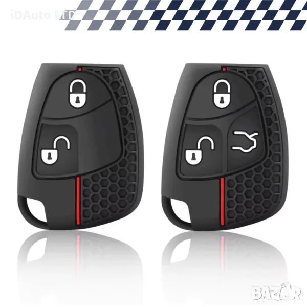 Mercedes калъф / кейс за ключ Мерцедес, силиконов, w211, w203 и други, снимка 1